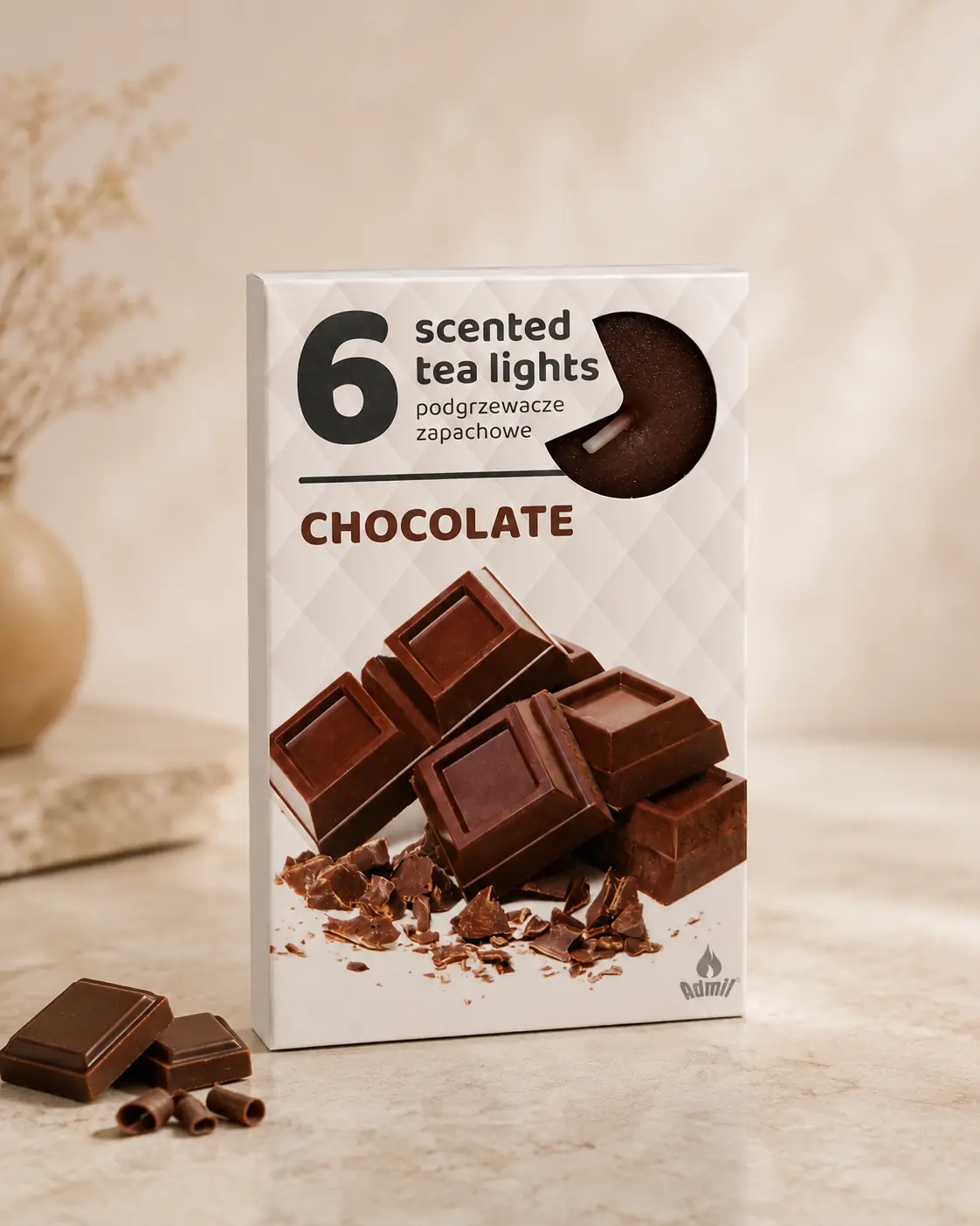 Bartek Chocolate čajové sviečky – 6 ks