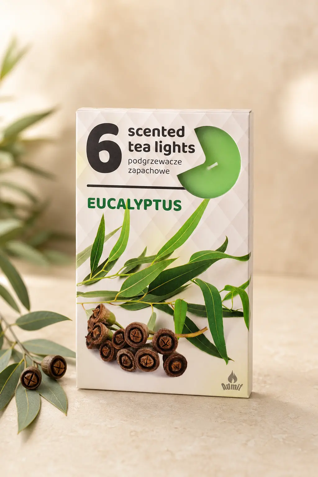 Bartek Eucalyptus čajové sviečky – 6 ks