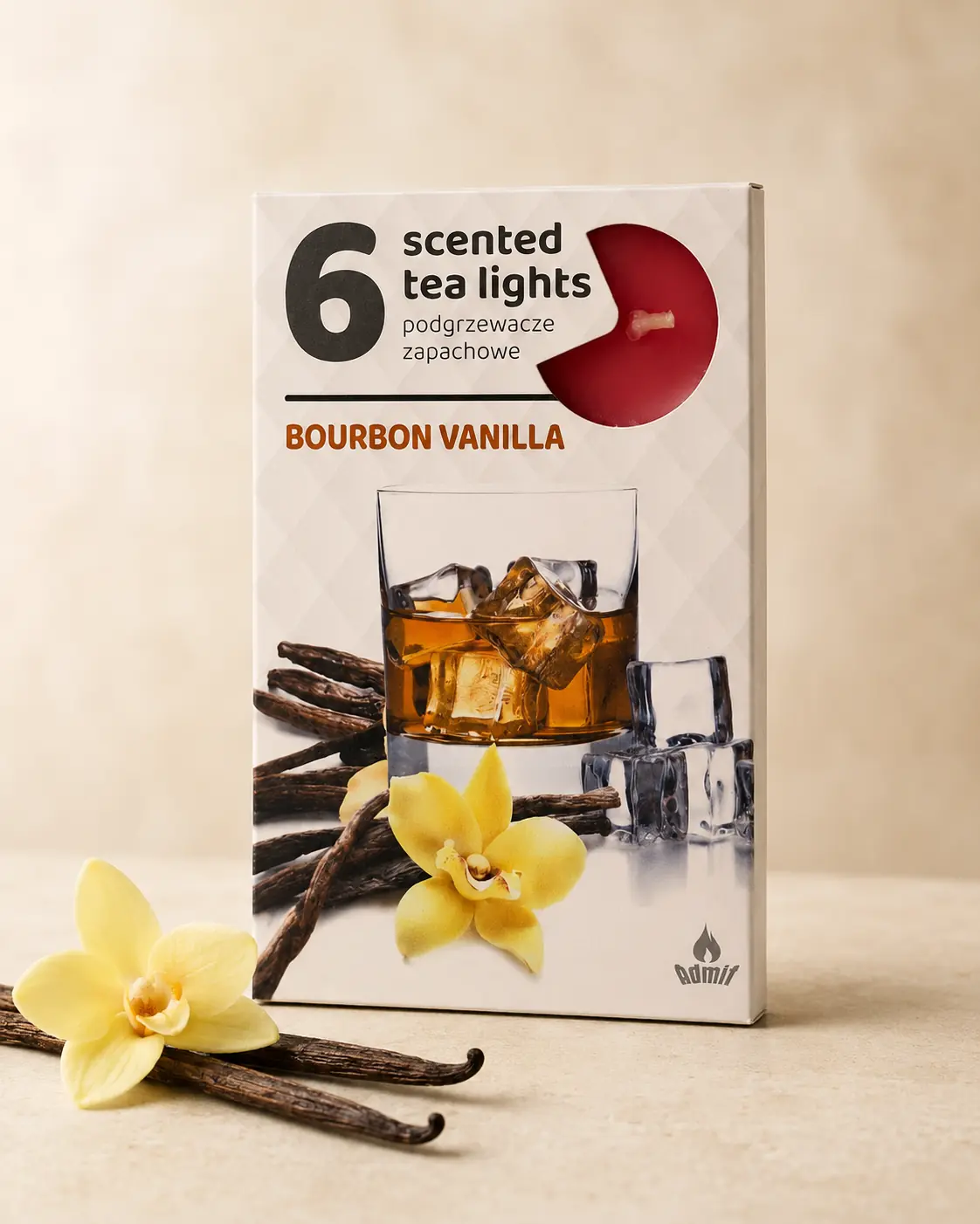 Bartek Bourbon Vanilla čajové sviečky – 6 ks