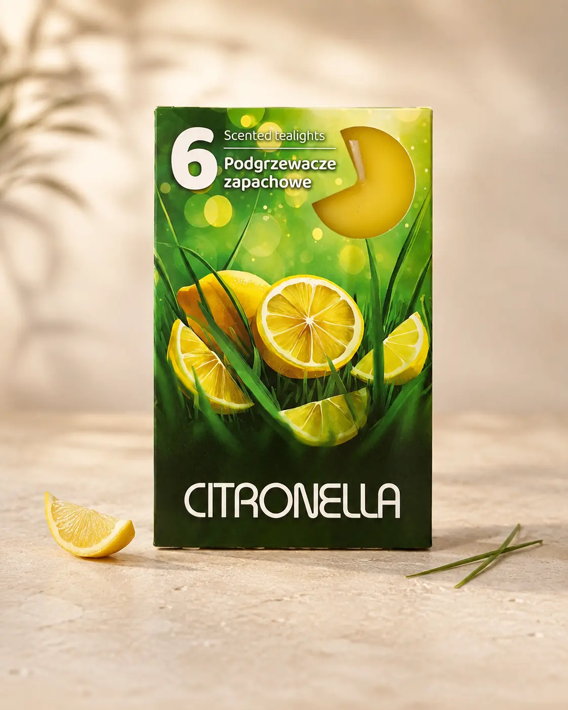 Citronella vonné čajové sviečky – 6 ks