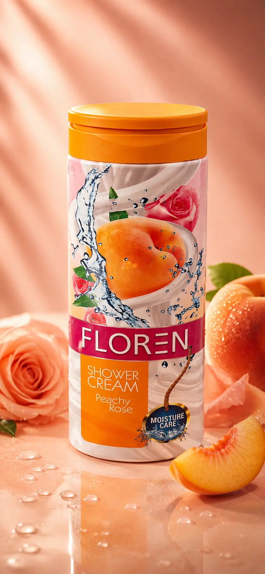 Floren Peachy Rose sprchový krém