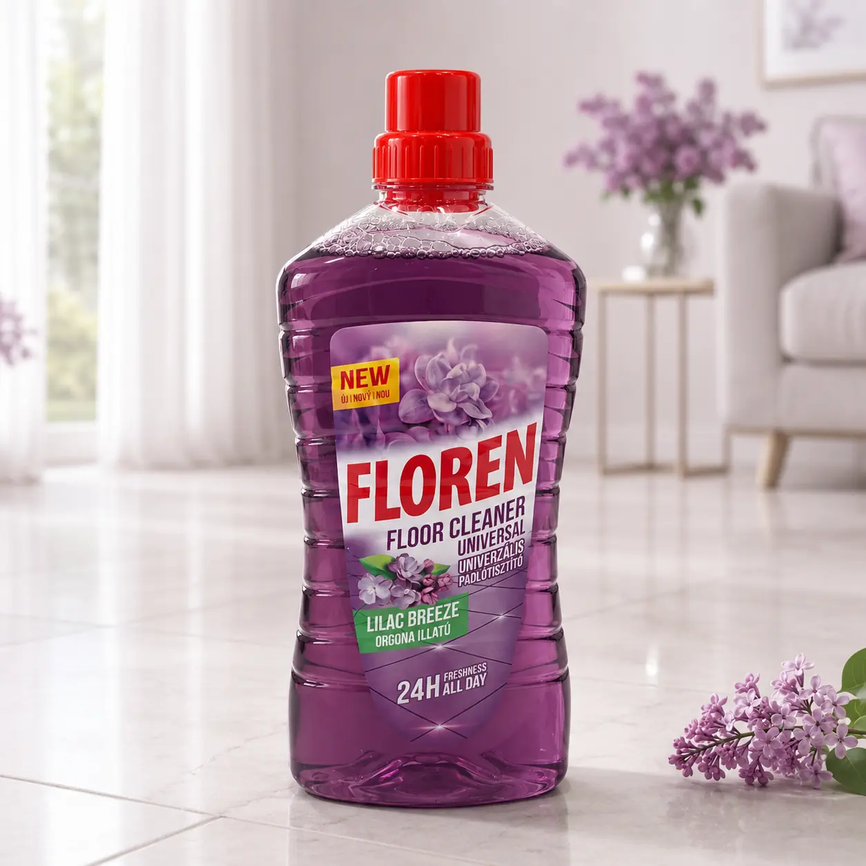 Floren čistič podláh – Lilac