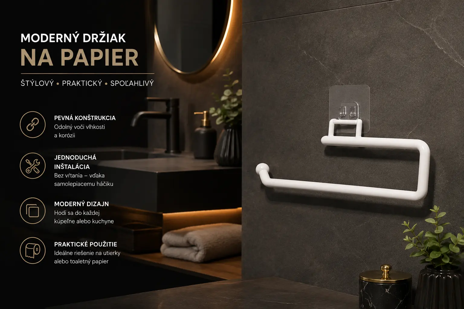 Držiak na toaletný papier