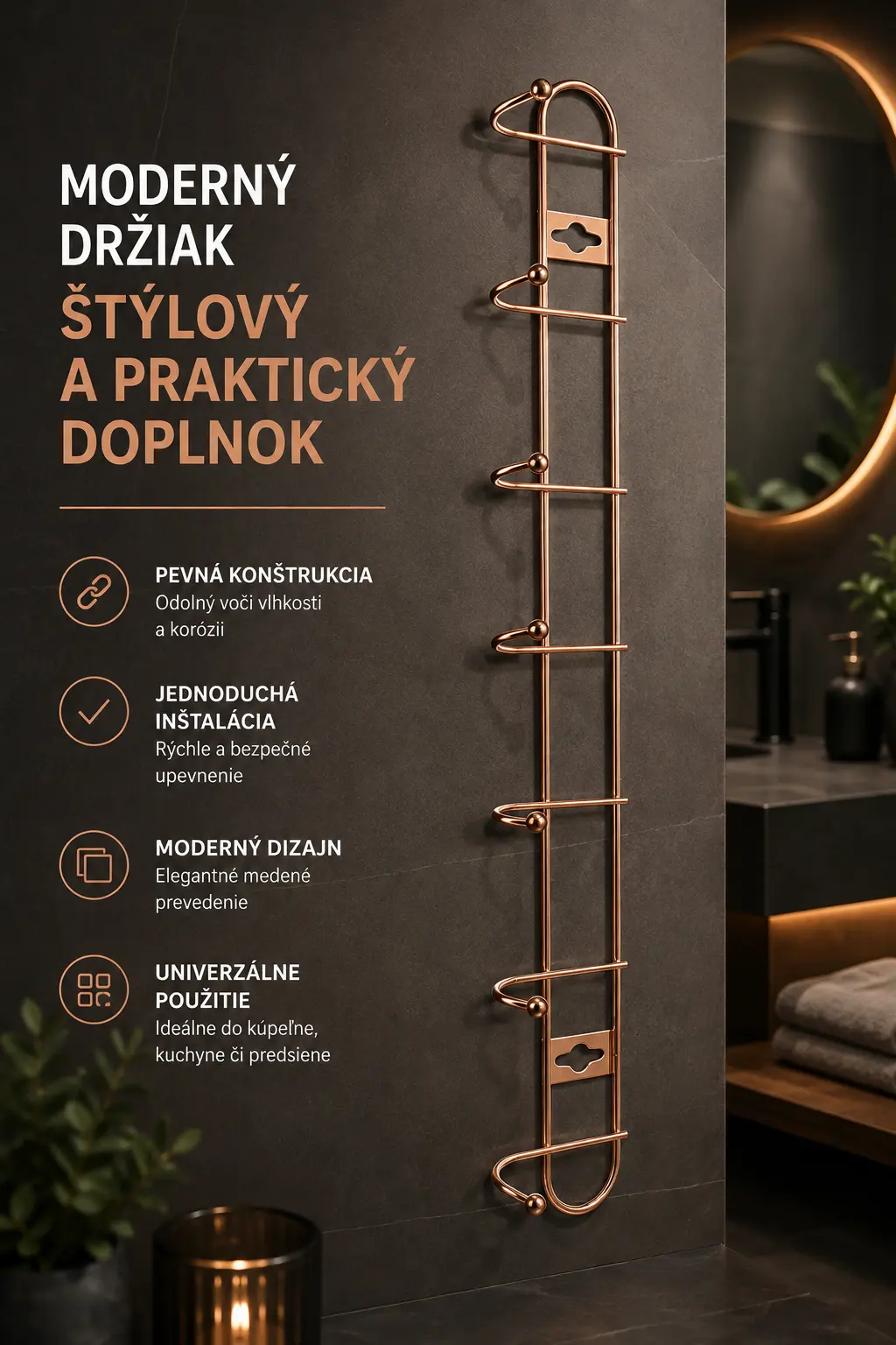 Závesný sprchový organizér