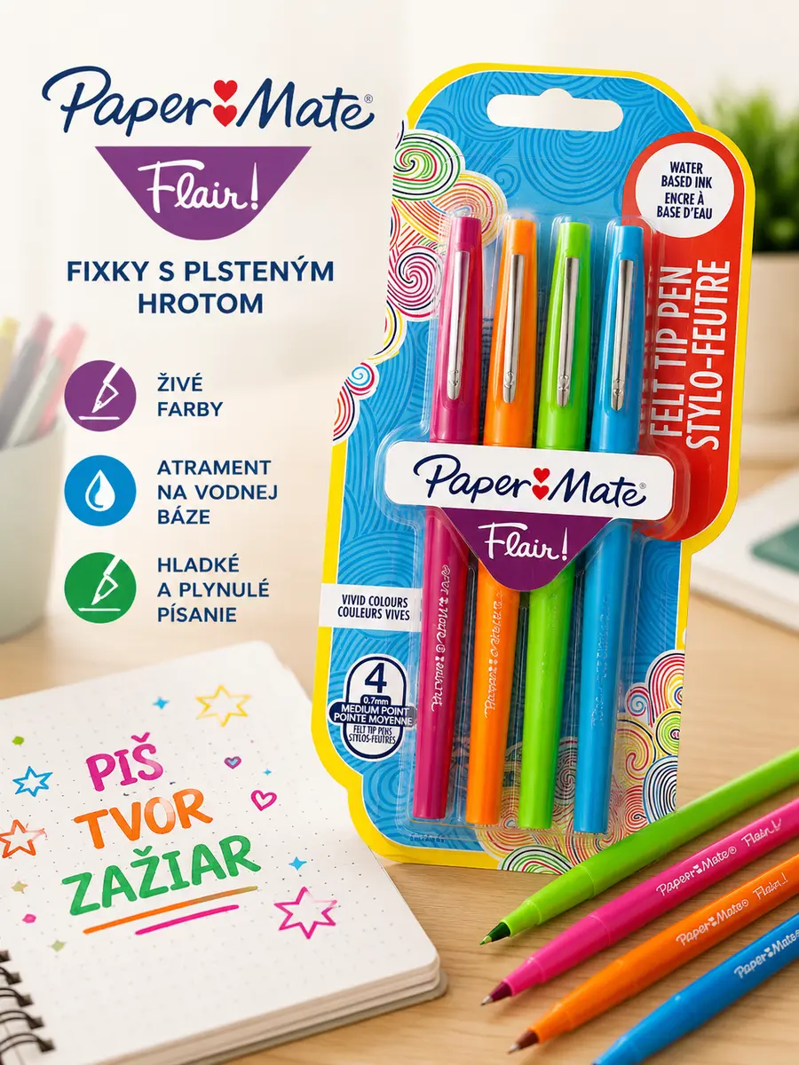 Fixky Paper Mate Flair – 4 ks