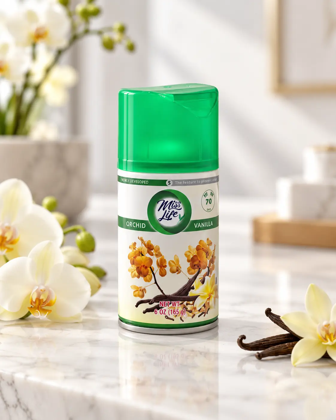 Náplň do automatického osviežovača Miss Life – Orchidea a vanilka