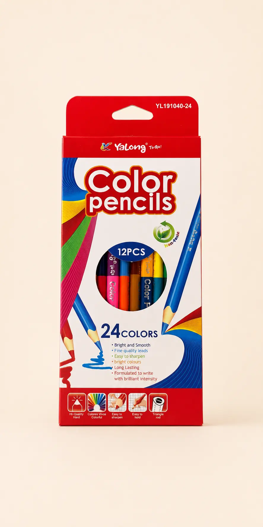Pastelky Yalong – 24 farieb