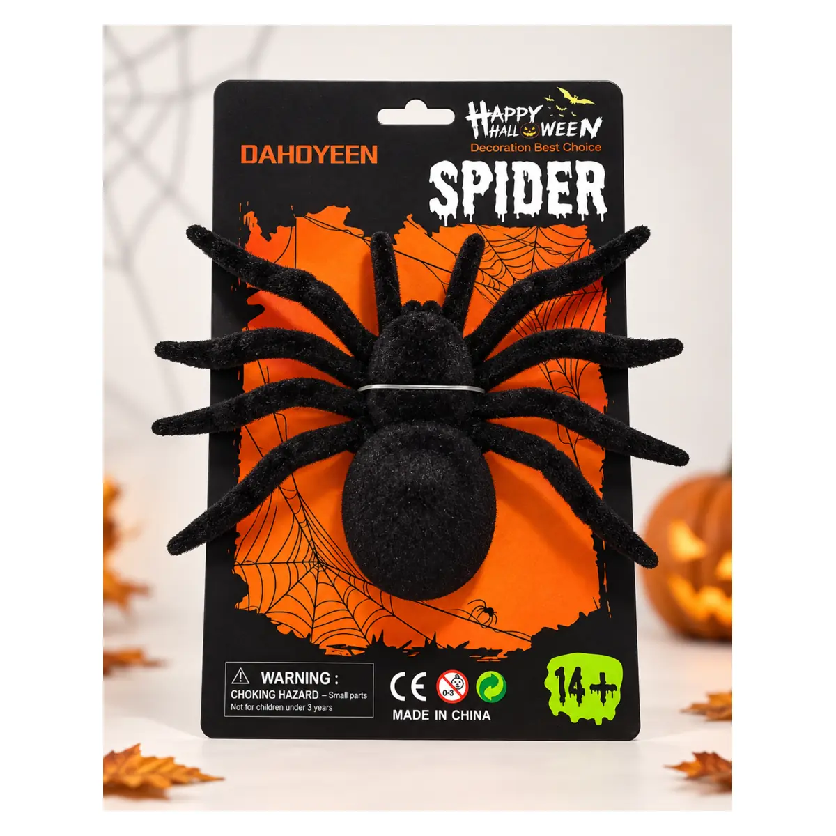 Chlpatý halloweensky pavúk