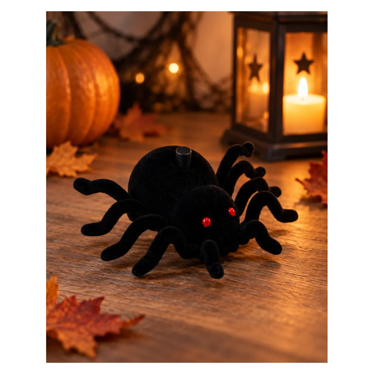 Chlpatý halloweensky pavúk