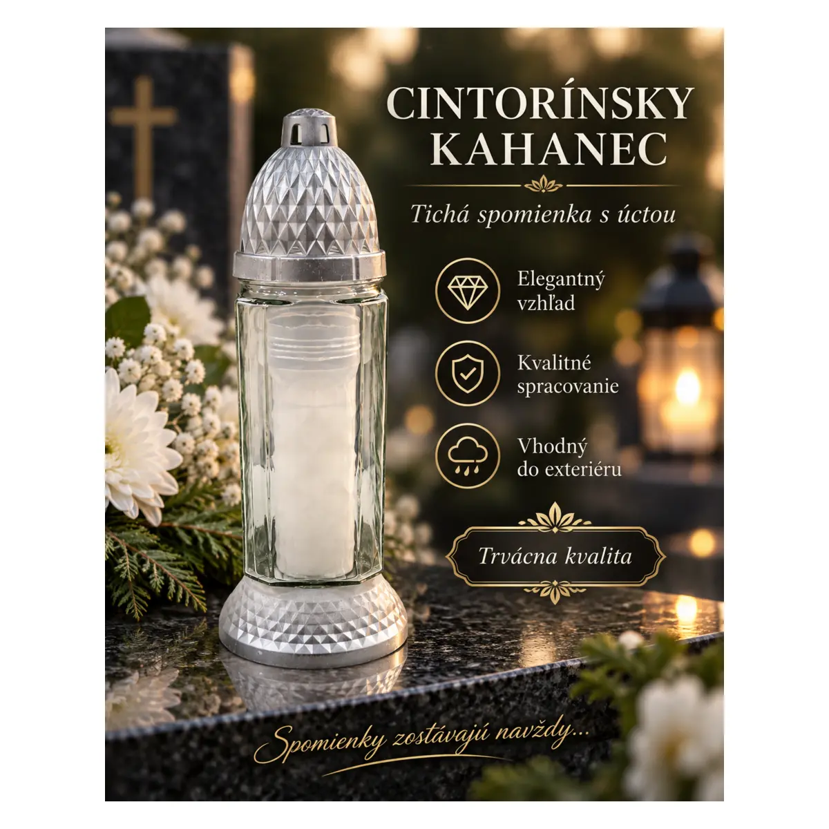 Cintorínsky sklenený kahanec