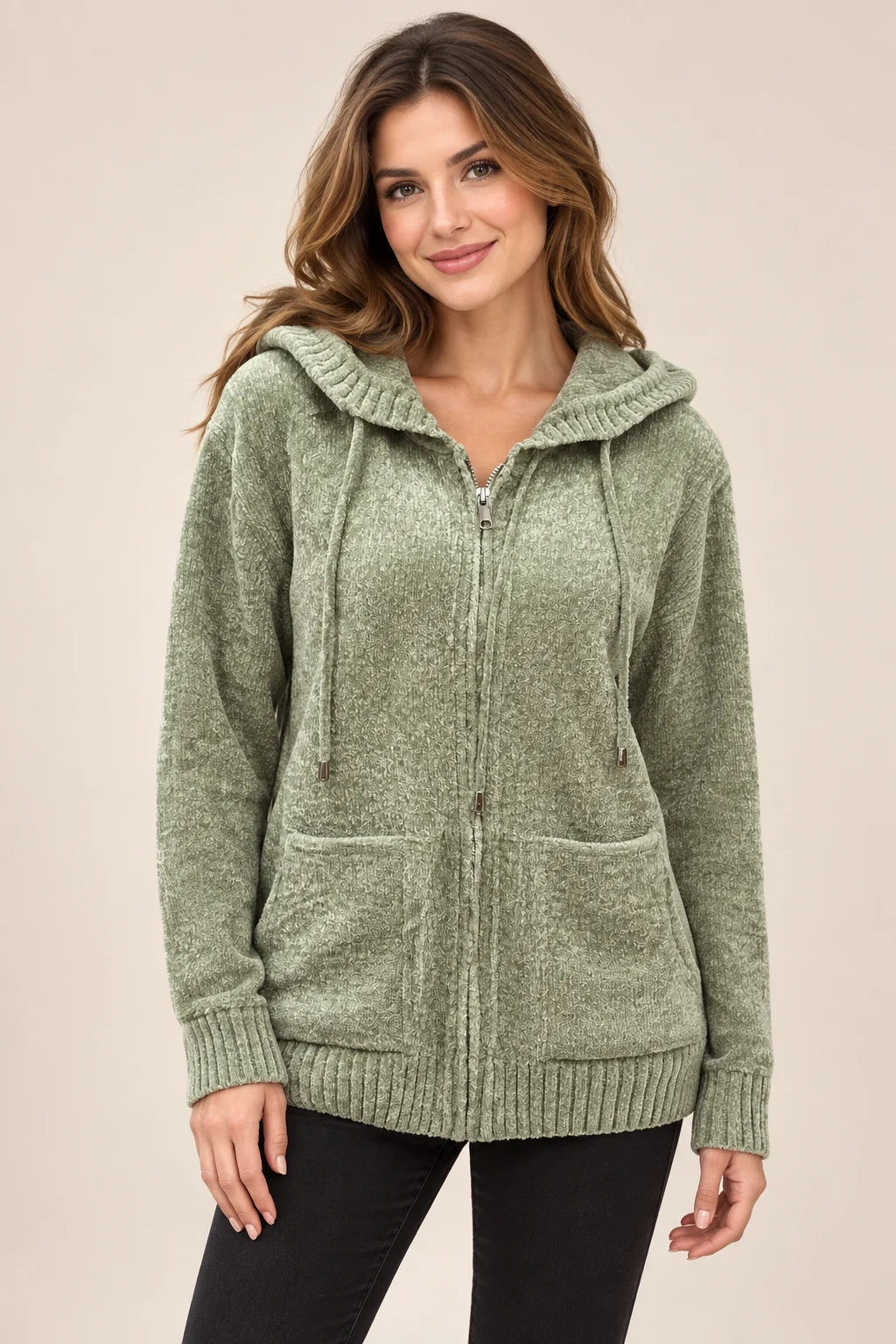 Dámska mikina na zips – 5 farieb